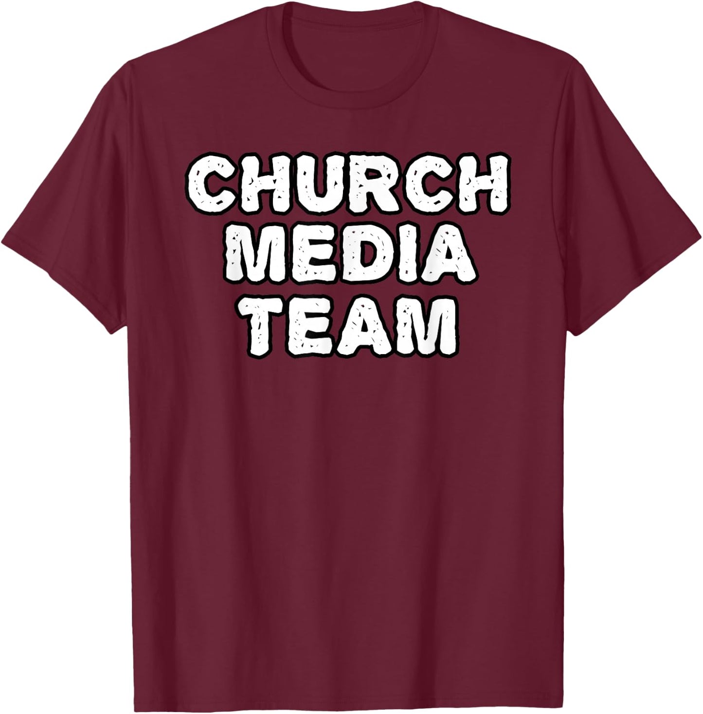 Church Media Team, Christian Sound Engineer T-Shirt - T-Shirt | Maroon