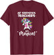 Unicorn AP Statistic Love Funny School Teacher Magical Women Girls Kids T-Shirt - T-Shirt | Maroon