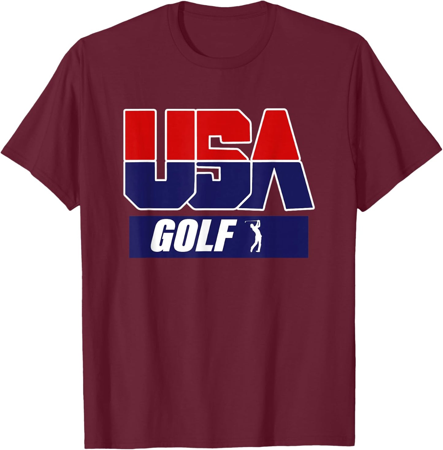 Golf 2021 USA Team T-Shirt - T-Shirt | Maroon