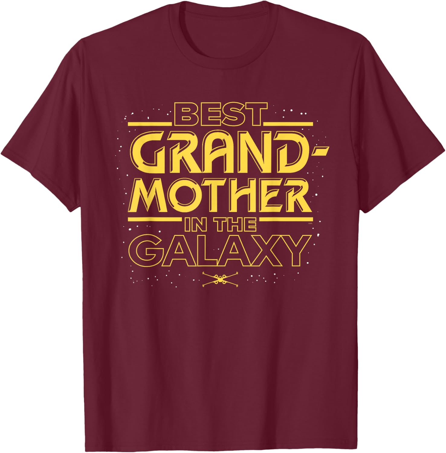Star Wars Best Grandmother in the Galaxy Mother's Day T-Shirt - T-Shirt | Maroon