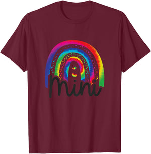 Kids Mini Mama Mother Daughter Matching Tie Dye T-Shirt - T-Shirt | Maroon