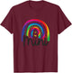 Kids Mini Mama Mother Daughter Matching Tie Dye T-Shirt - T-Shirt | Maroon