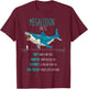 Megalodon Shirt - Shark Facts Lover T-Shirt - T-Shirt | Maroon