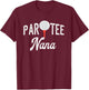 Par Nana Funny Partee Golf Pun For Grandma T-Shirt - T-Shirt | Maroon