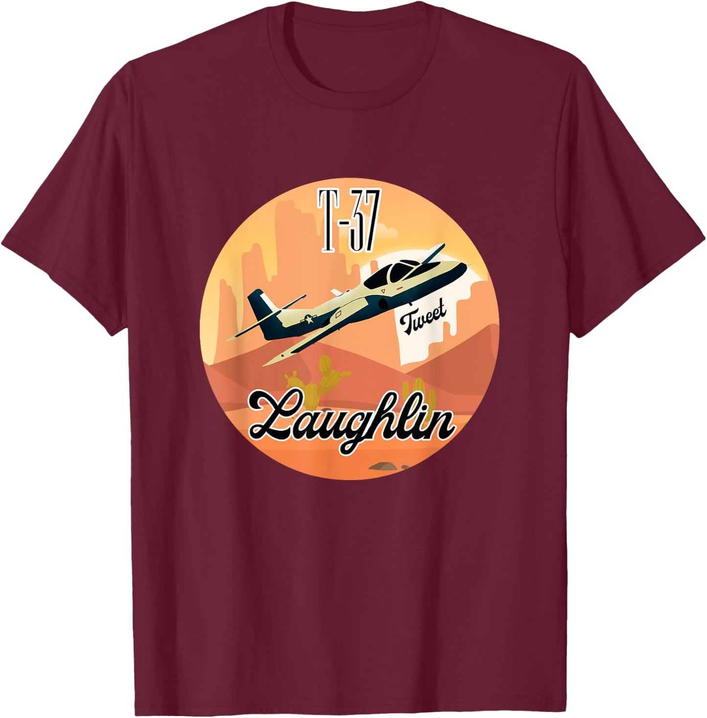 T-37, The Tweet that made Undergraduate Pilot Training! T-Shirt - T-Shirt | Maroon
