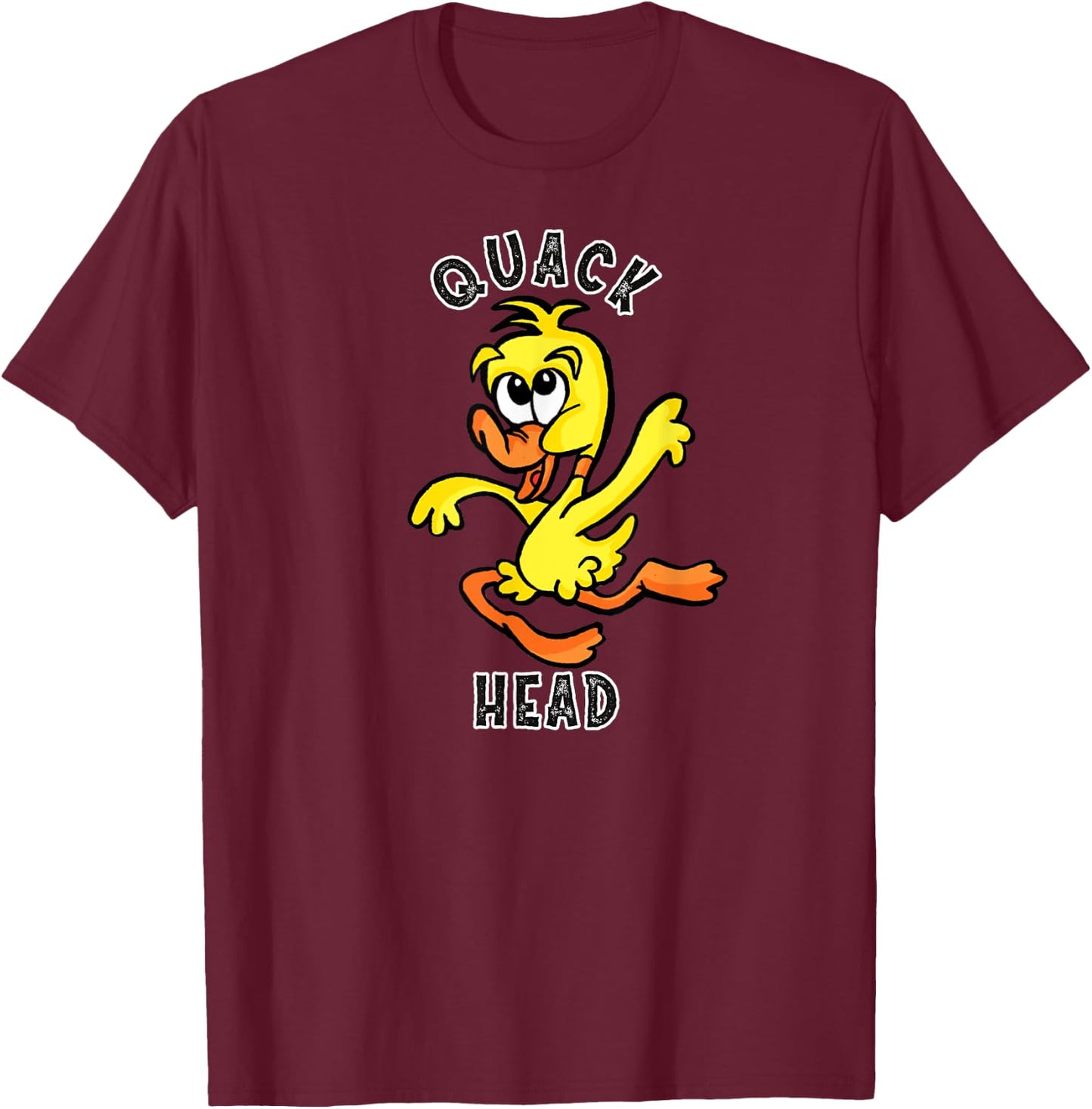 Quack Head T-Shirt - T-Shirt | Maroon