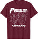 Disney A Goofy Movie Powerline World Tour Outline Poster T-Shirt - T-Shirt | Maroon