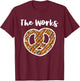 Pretzel The Works Chocolate Covered Sprinkles Everything T-Shirt - T-Shirt | Maroon