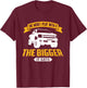 The More I Play With It The Bigger It Gets - Lifted Truck T-Shirt - T-Shirt | Maroon
