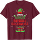 Santa's Favorite Payroll Specialist Christmas Xmas T-Shirt - T-Shirt | Maroon