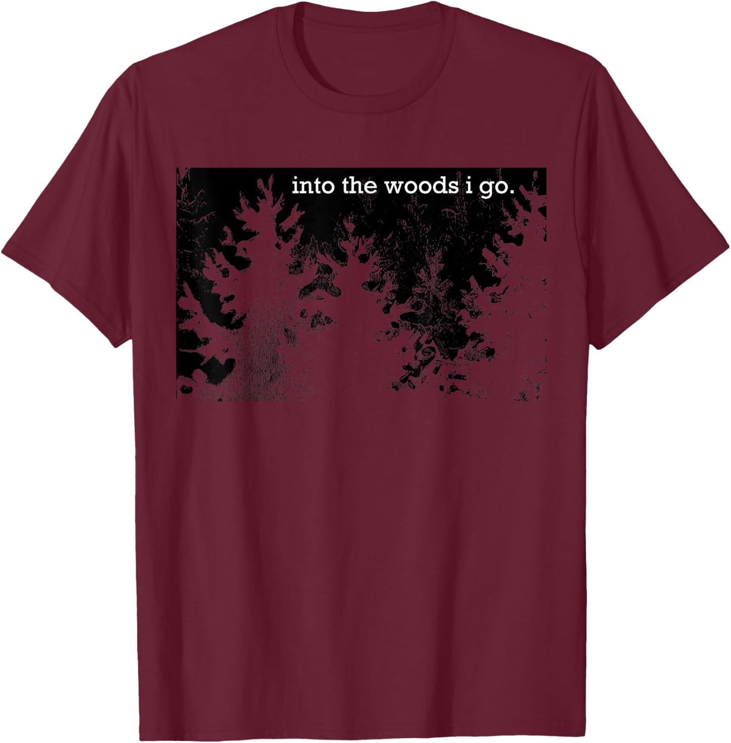 Into the Woods T-Shirt - T-Shirt | Maroon