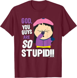South Park Wendy SO Stupid! T-Shirt - T-Shirt | Maroon