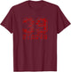 By His Stripes We are Healed Isaiah 53:5 Cross of Jesus T-Shirt - T-Shirt | Maroon