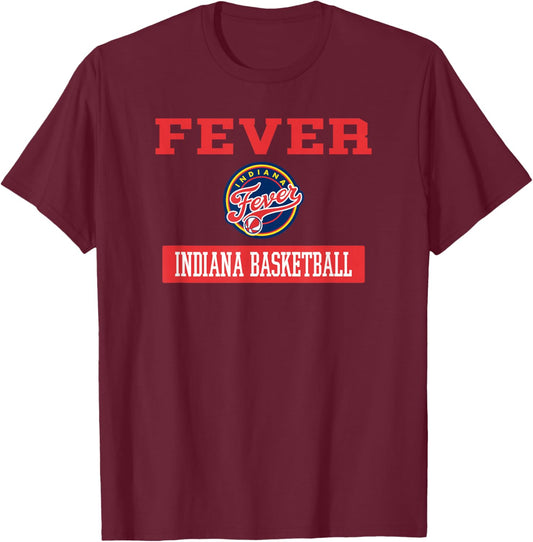 WNBA Indiana Fever Straight Up T-Shirt - T-Shirt | Maroon