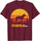 Goldador Mom Mom Vintage Retro Dog Woman Gift T-Shirt - T-Shirt | Maroon