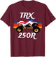 1986 Vintage Retro Four Wheeler ATV ATC TRX 250R , Small, Black T-Shirt - T-Shirt | Maroon