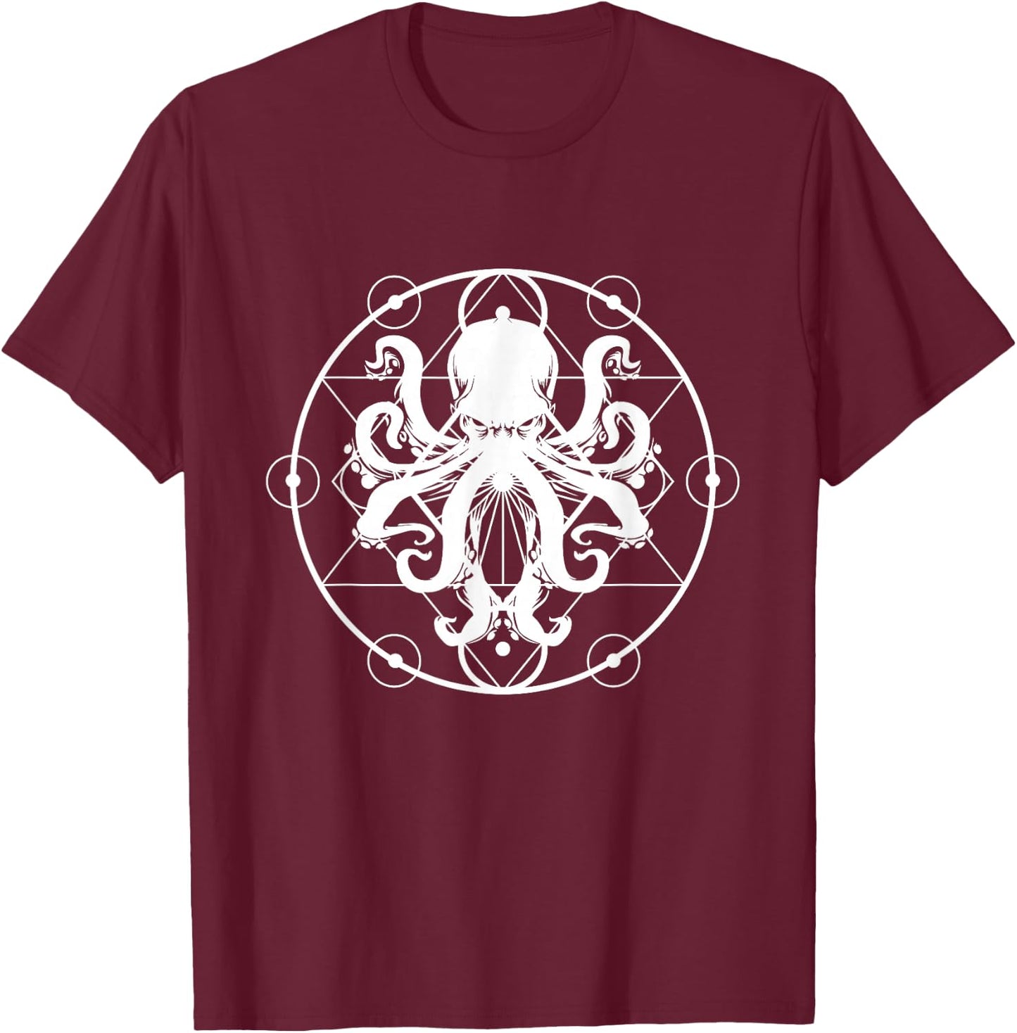 Octopus T-Shirt - T-Shirt | Maroon