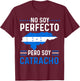 No Soy Perfecto Pero Soy Catracho Honduran Flag Map Pride T-Shirt - T-Shirt | Maroon