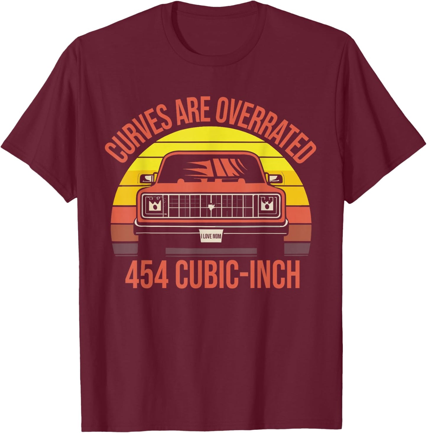 Square Body Truck T-Shirt - T-Shirt | Maroon