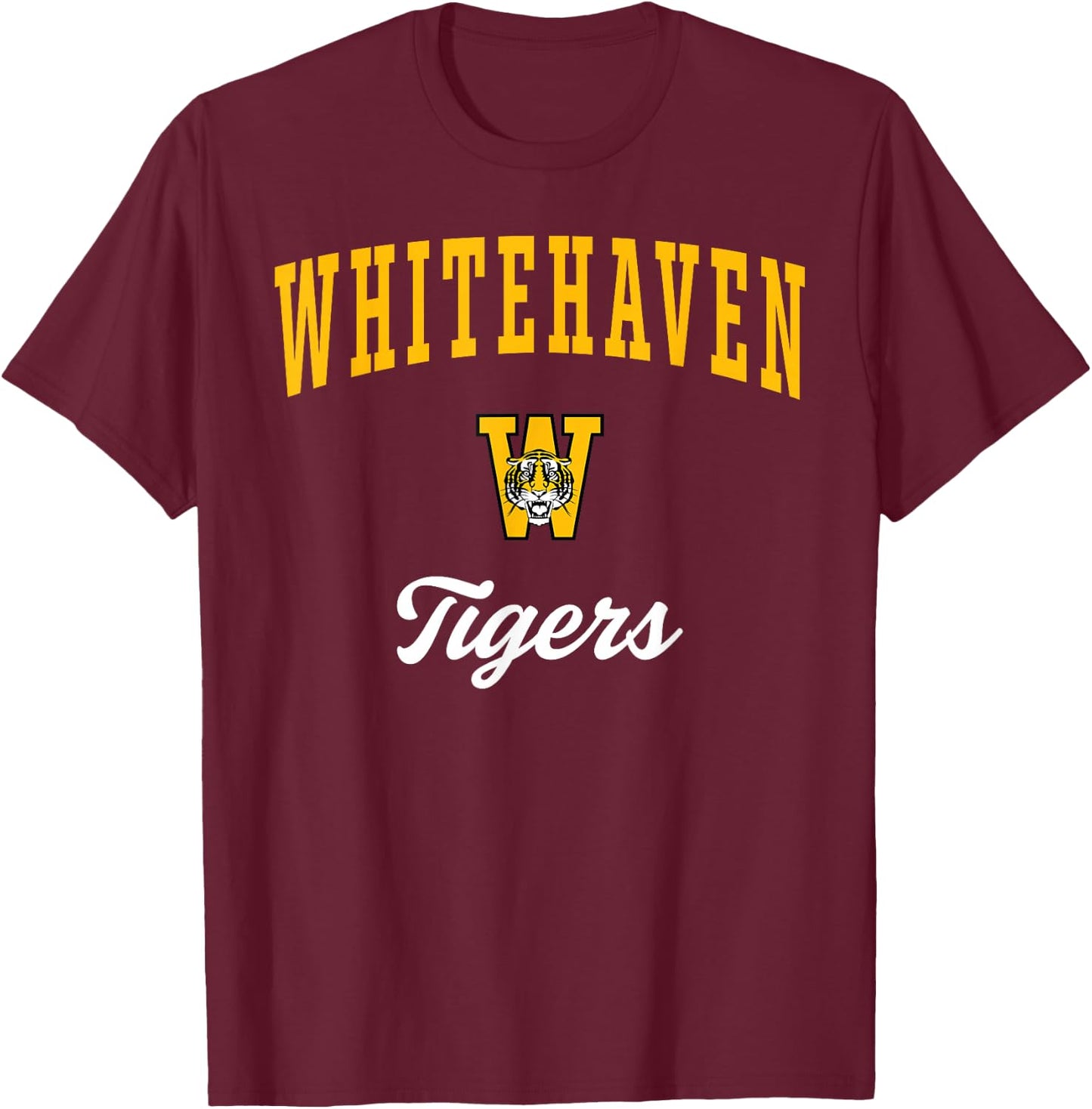 Whitehaven High School Tigers T-Shirt - T-Shirt | Maroon