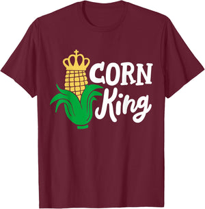 Corn King T-Shirt - T-Shirt | Maroon