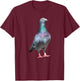 Homing Pigeon T-Shirt - T-Shirt | Maroon