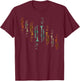 Jazz Music Sheet Music Trumpeter Gift Trumpet T-Shirt - T-Shirt | Maroon