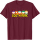 South Park Gang Behind Logo T-Shirt - T-Shirt | Maroon