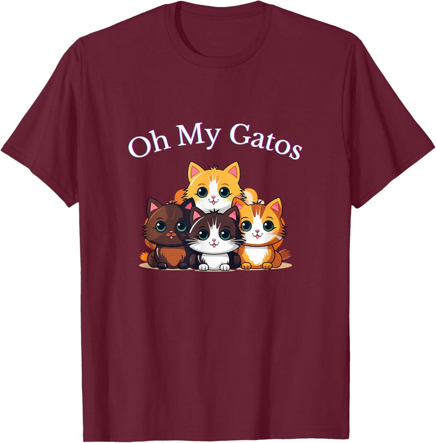 Oh My Gatos Design - Cat Lover Shawty Bae T-Shirt - T-Shirt | Maroon