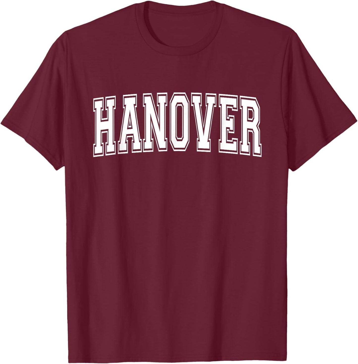HANOVER PA PENNSYLVANIA USA Vintage Sports Varsity Style T-Shirt - T-Shirt | Maroon