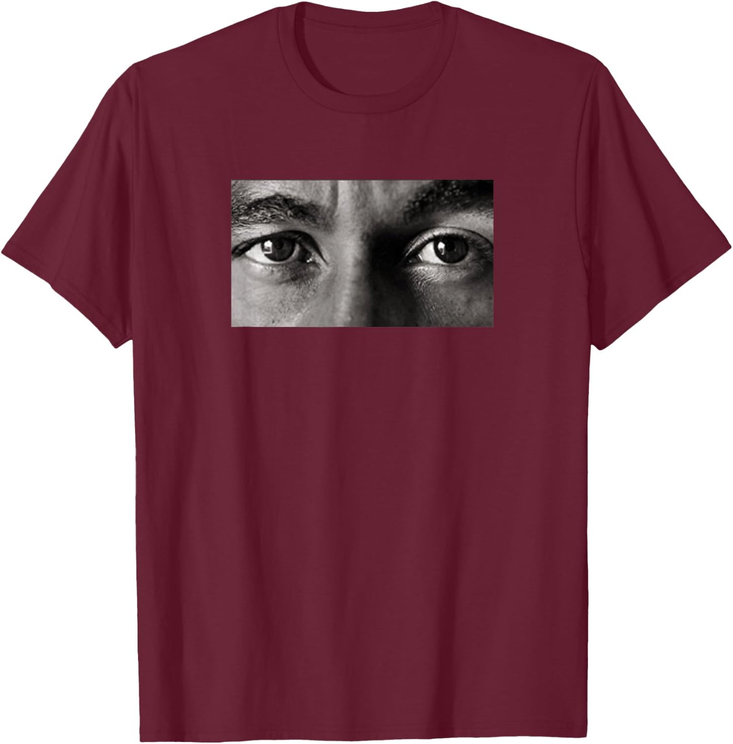 Bob Marley x David Burnett Eye Photo T-Shirt - T-Shirt | Maroon