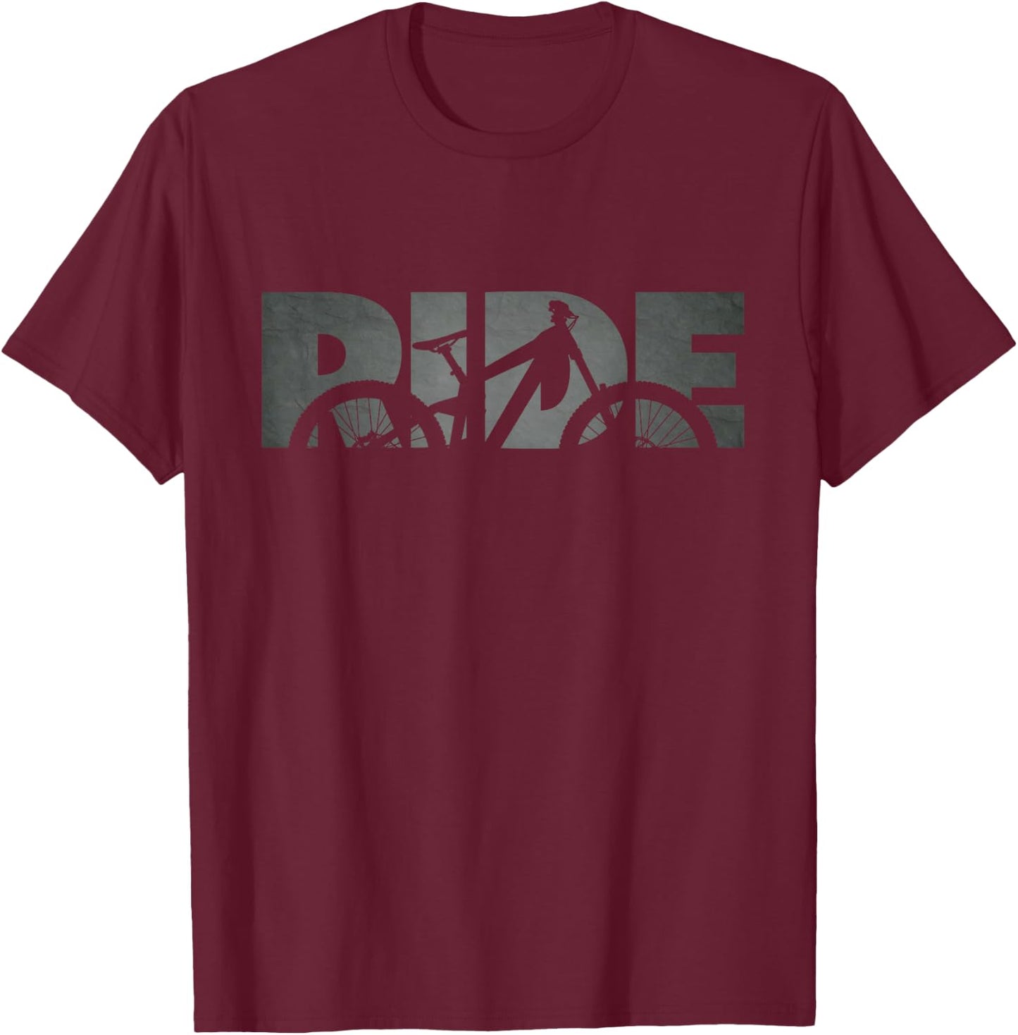 MTB Mountain Bike T-Shirt - T-Shirt | Maroon