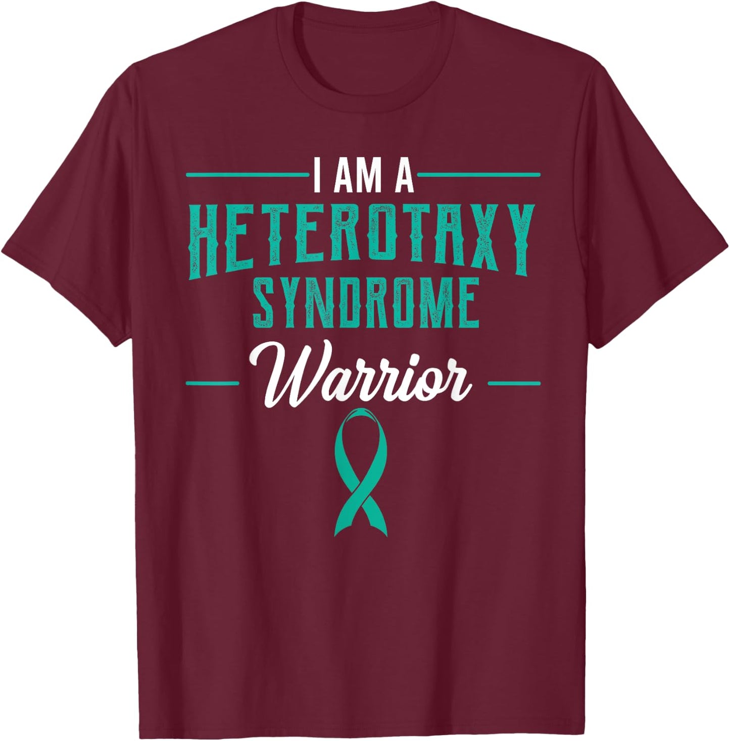 Heterotaxy Syndrome Situs Ambiguus Visceral Organs Warrior T-Shirt - T-Shirt | Maroon