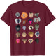 Funny Monkey Art Women Kids Zoo Animal Monkey Lovers T-Shirt - T-Shirt | Maroon