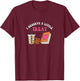 I Deserve A Little Treat Coffee Cookie Snack Book Romance T-Shirt - T-Shirt | Maroon