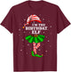 Matching Family Group I'm The Birthday Elf Christmas T-Shirt - T-Shirt | Maroon