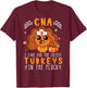 Tu CNA Thanksgiving Turkey Lover Costume Nursing T-Shirt - T-Shirt | Maroon