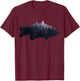 Fishing Largemouth Bass Bass Forest Nature Fisherman T-Shirt - T-Shirt | Maroon