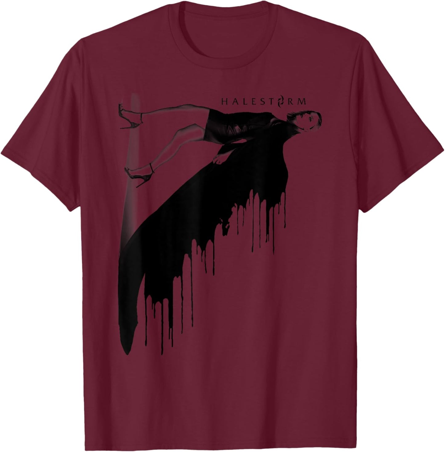 Halestorm - Lzzy T-Shirt - T-Shirt | Maroon