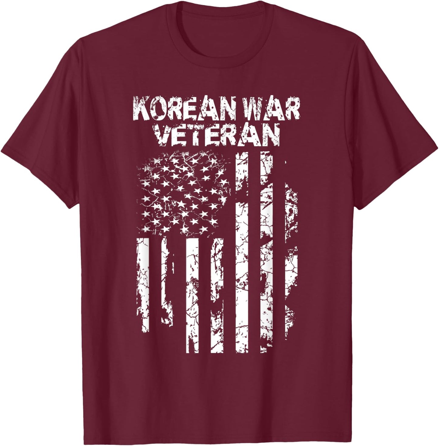 Korean War Veteran T-Shirt - T-Shirt | Maroon