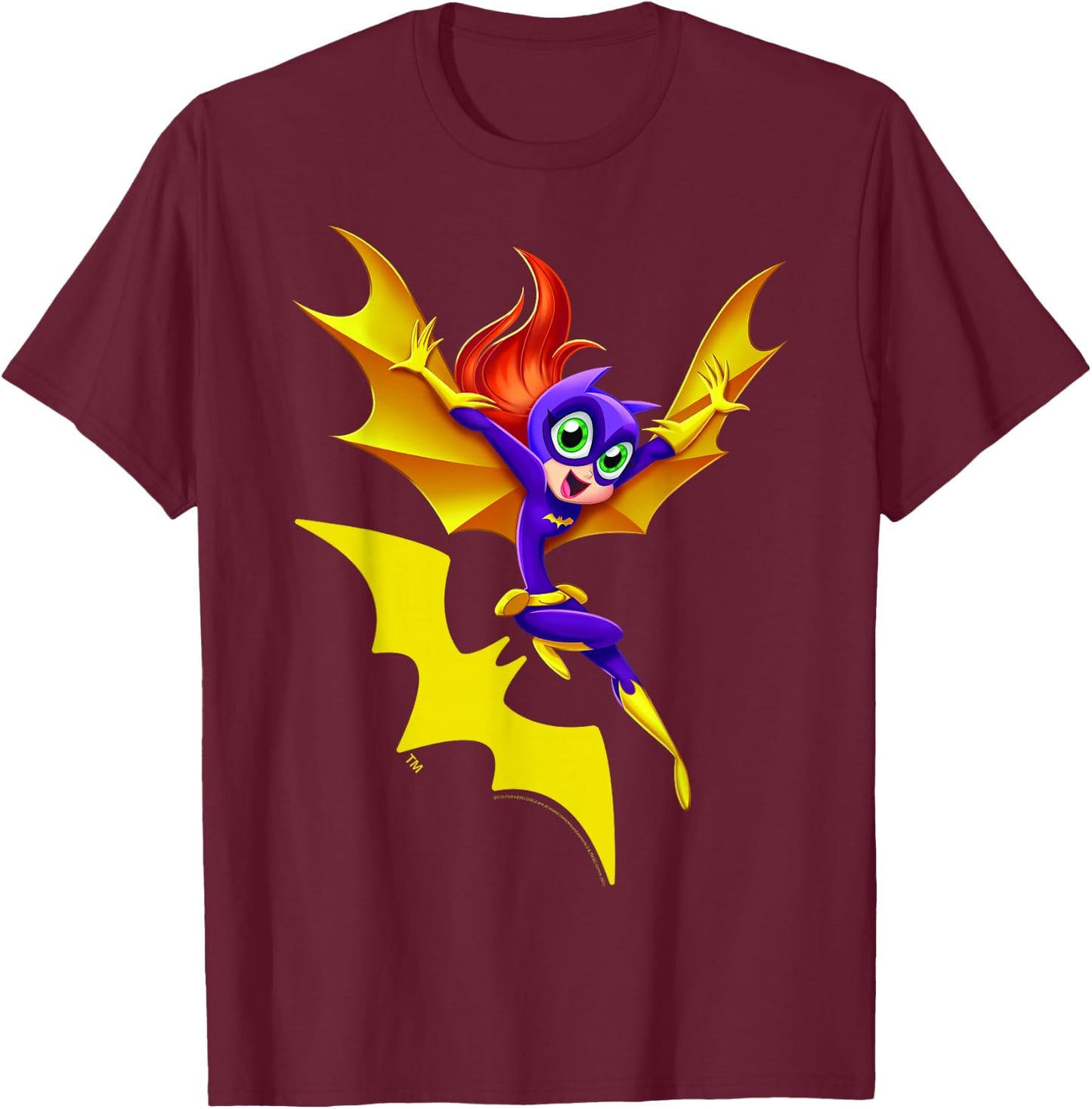 DC Comics Super Hero Girls Batgirl T-Shirt - T-Shirt | Maroon