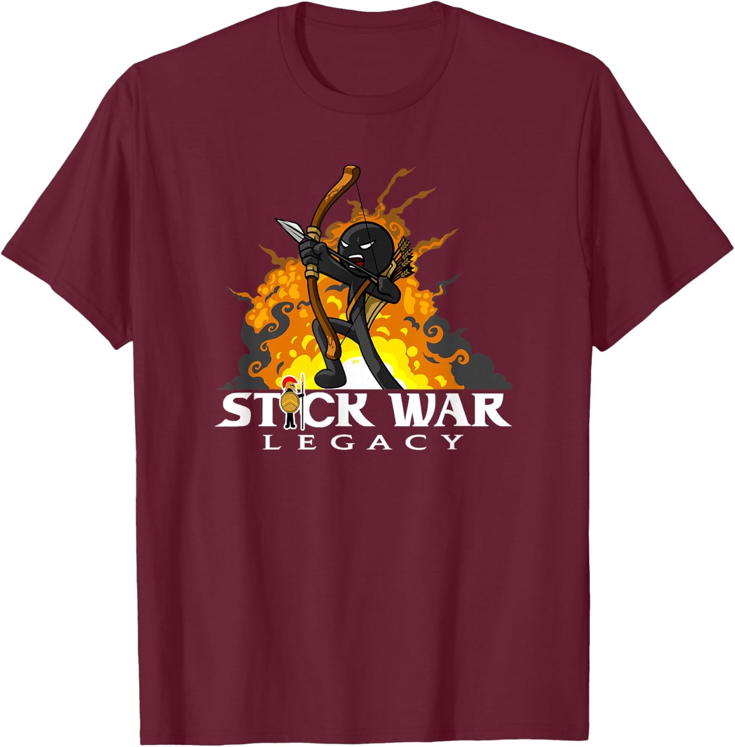 Stick War - Archidon T-Shirt - T-Shirt | Maroon