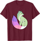Genderfae Fox Genderfae Pride T-Shirt - T-Shirt | Maroon