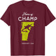 Home of Champ the Lake Monster - Vermont, USA T-Shirt - T-Shirt | Maroon