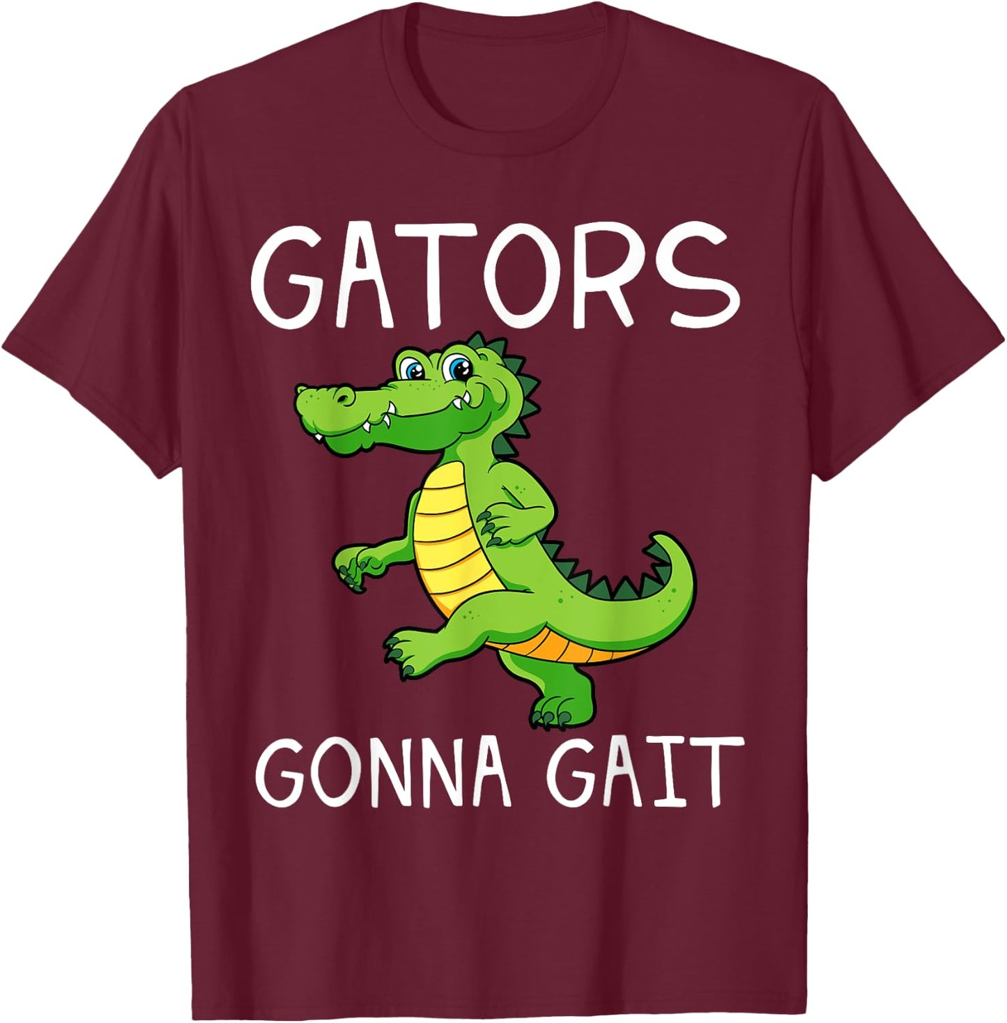 Physical Therapy Physiotherapy Therapist Alligator Gait Gift T-Shirt - T-Shirt | Maroon