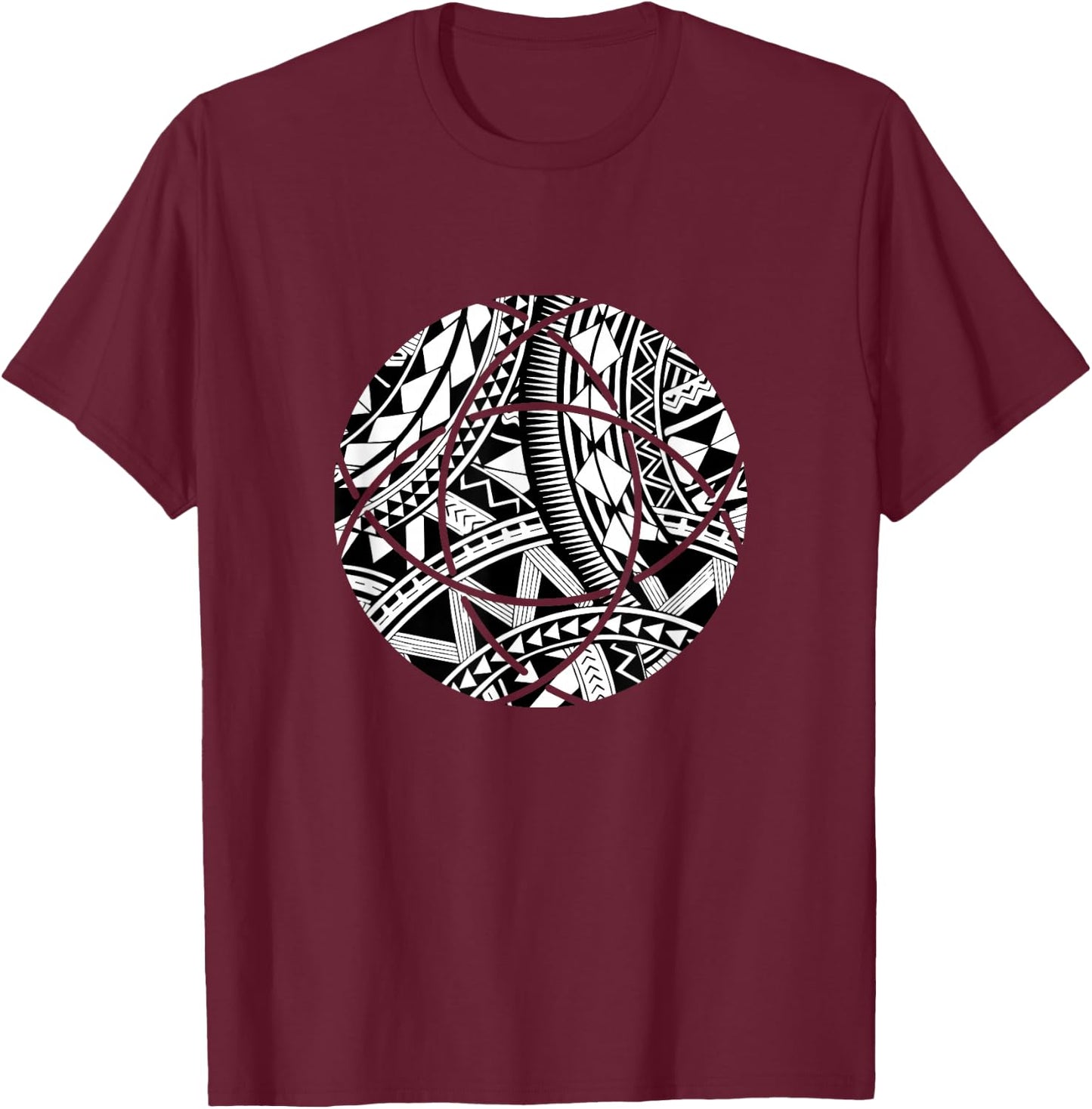 Cute Polynesian Tattoo Hawaiian Tribal Samoan - Gift T-Shirt - T-Shirt | Maroon