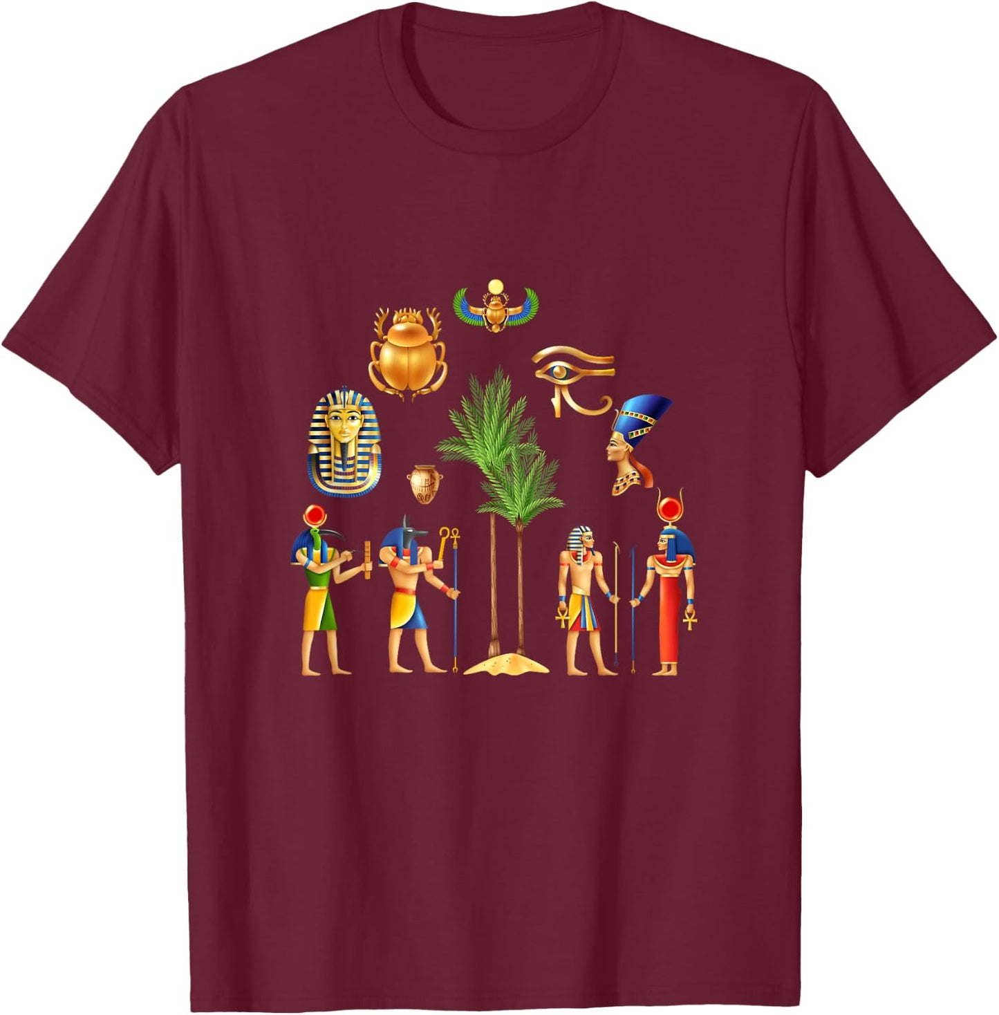 Ancient Egypt T-Shirt - T-Shirt | Maroon