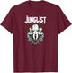 Junglist Octopus DnB Rave Drum and Bass Squid T-Shirt - T-Shirt | Maroon