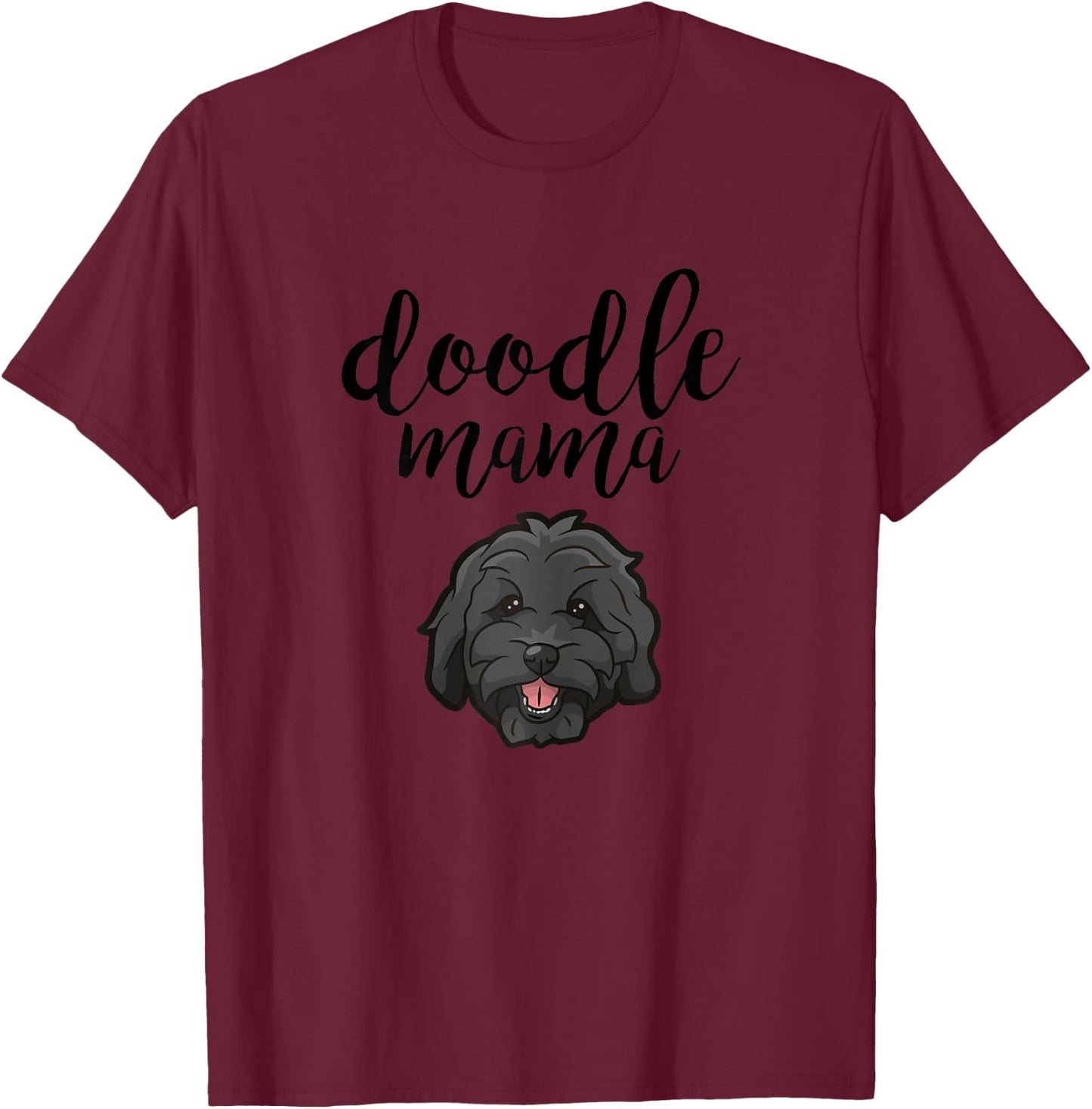 Goldendoodle Mom - Doodle Mama Cute Dog T-Shirt - T-Shirt | Maroon