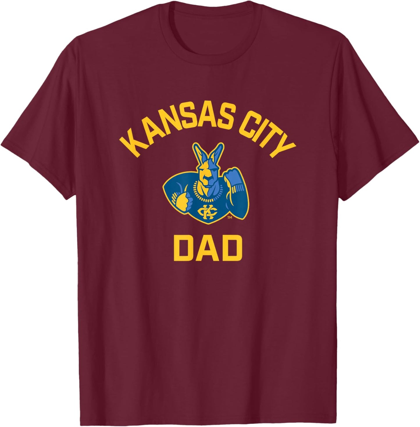 University of Missouri Kansas City UMKC Arched Dad T-Shirt - T-Shirt | Maroon